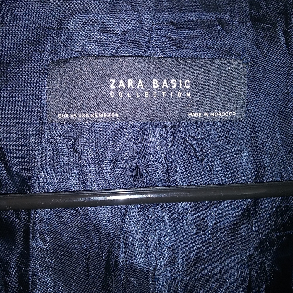 Zara Basic Collection Blazer Suit Jacket X Small - image 5